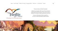 Desktop Screenshot of greattransitionstories.org
